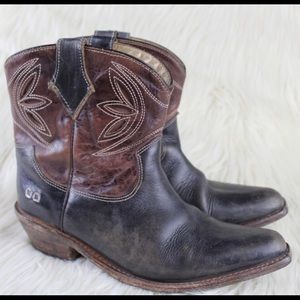 Bed Stu Crane Weatern Boots Rustic Doatressed
